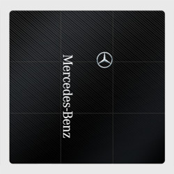 Магнитный плакат 3Х3 Mercedes Benz carbon