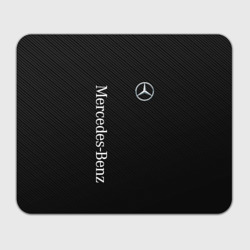 Прямоугольный коврик для мышки Mercedes Benz carbon