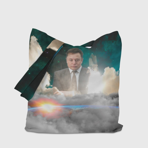 Шоппер 3D Elon Musk Thinker (Илон Маск) - фото 4