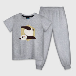 Детская пижама хлопок Панда Йога