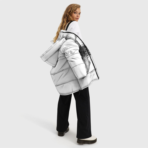 Женская зимняя куртка Oversize Architects, цвет светло-серый - фото 5