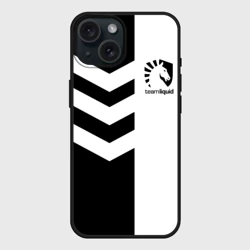 Чехол силиконовый для Apple iPhone 15 матовый Team Liquid