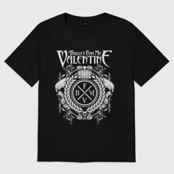Мужская футболка хлопок Oversize Bullet For My Valentine