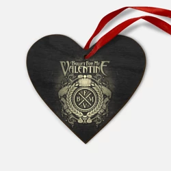 Деревянная игрушка Сердце Bullet For My Valentine