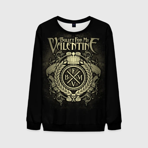 Мужской свитшот 3D Bullet For My Valentine
