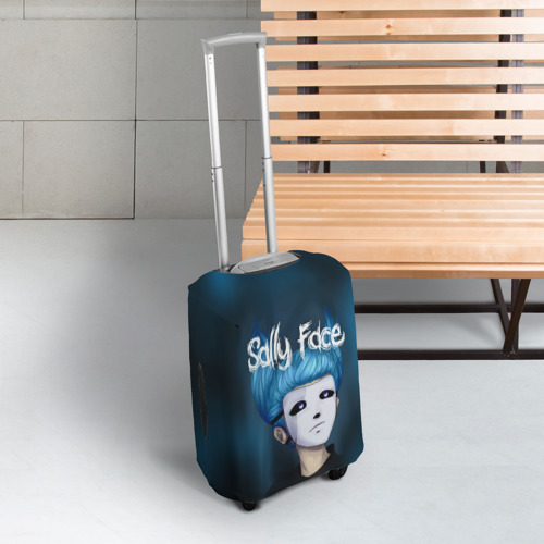 Чехол для чемодана 3D Sally face, цвет 3D печать - фото 3