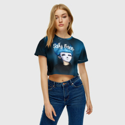 Женская футболка Crop-top 3D Sally face - фото 2