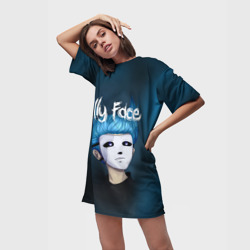 Платье-футболка 3D Sally face - фото 2