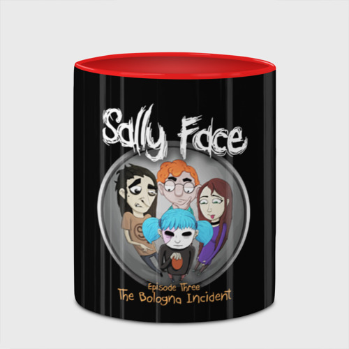 Кружка с полной запечаткой Sally Face Episode Three, цвет белый + красный - фото 4