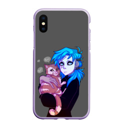 Чехол для iPhone XS Max матовый Sally and Gizmo