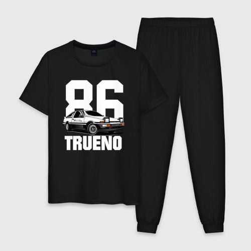 Мужская пижама хлопок Trueno, цвет черный