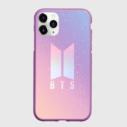 Чехол для iPhone 11 Pro матовый BTS love yourself БТС старс