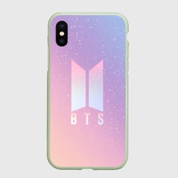 Чехол для iPhone XS Max матовый BTS love yourself БТС старс