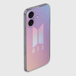 Чехол для iPhone 16 силиконовый с защитой камеры BTS love yourself БТС старс - фото 2