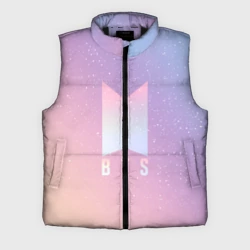 Мужской жилет утепленный 3D BTS love yourself БТС старс