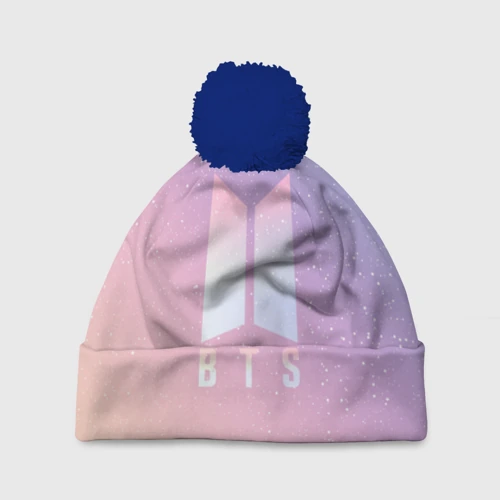 Шапка 3D c помпоном BTS love yourself БТС старс