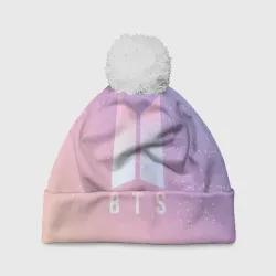 Шапка 3D c помпоном BTS love yourself БТС старс