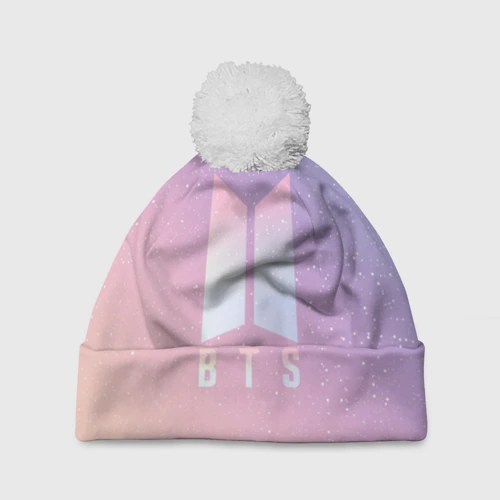 Шапка 3D c помпоном BTS love yourself БТС старс