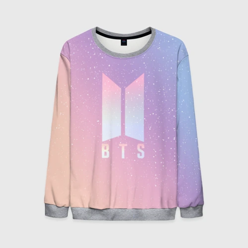 Мужской свитшот 3D BTS love yourself БТС старс