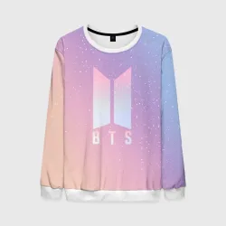 Мужской свитшот 3D BTS love yourself БТС старс