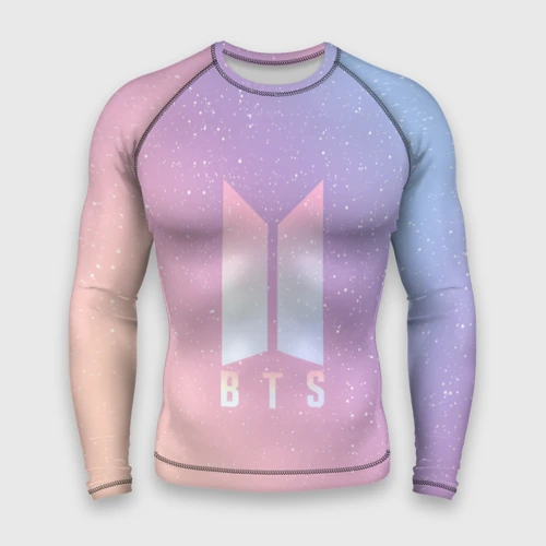 Мужской рашгард 3D BTS love yourself БТС старс