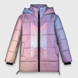 Женская зимняя куртка Oversize BTS love yourself БТС старс