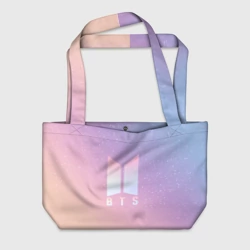 Пляжная сумка 3D BTS love yourself БТС старс