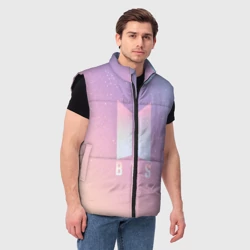 Мужской жилет утепленный 3D BTS love yourself БТС старс - фото 2