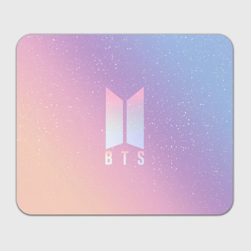 Прямоугольный коврик для мышки BTS love yourself БТС старс