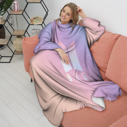 Плед с рукавами BTS love yourself БТС старс - фото 2