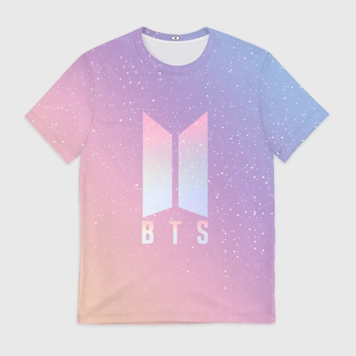 Мужская футболка 3D BTS love yourself БТС старс