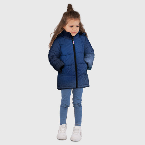 Зимняя куртка для девочек 3D Сеть, цвет красный - фото 5