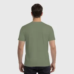 Мужская футболка хлопок Гиппопотинуза - бегемот геометрический - фото 4