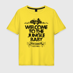 Мужская футболка хлопок Oversize Welcome to the Jungle