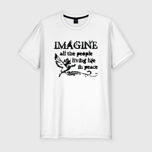 Imagine купить. Футболка imagine Peace.