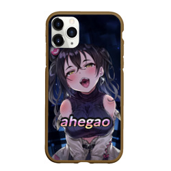 Чехол для iPhone 11 Pro Max матовый Brunette ahegao