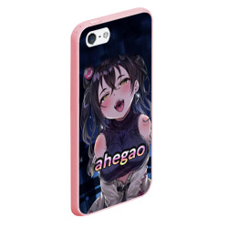 Чехол для iPhone 5/5S матовый Brunette ahegao - фото 2