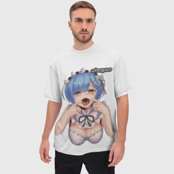 Мужская футболка oversize 3D Ahegao - фото 2