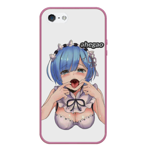 Чехол для iPhone 5/5S матовый Ahegao