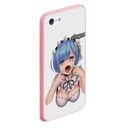 Чехол для iPhone 5/5S матовый Ahegao - фото 2