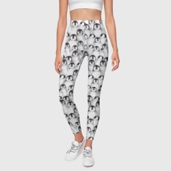 Леггинсы 3D Пингвинчики паттерн - фото 2