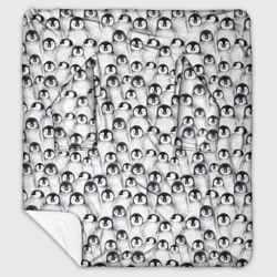 Плед с рукавами Пингвинчики паттерн