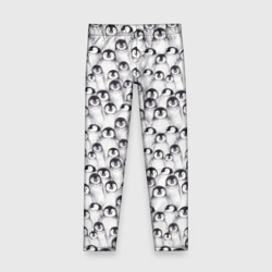 Детские леггинсы 3D Пингвинчики паттерн