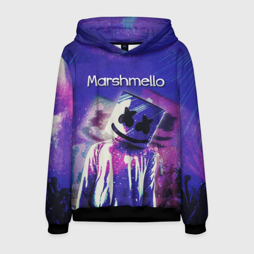 Мужская толстовка 3D Marshmello Фото 01 Мужская толстовка 3D Marshmello Фото 01
