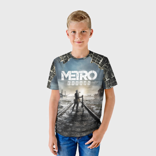 Детская футболка 3D Metro, цвет 3D печать - фото 3