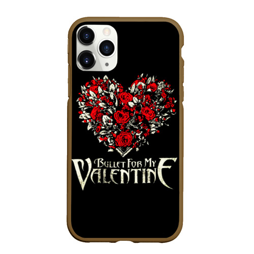 Чехол для iPhone 11 Pro матовый с принтом Bullet For My Valentine, вид спереди #2