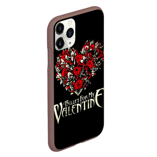 Чехол для iPhone 11 Pro матовый с принтом Bullet For My Valentine, вид сбоку #3