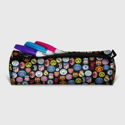Пенал школьный 3D Лого футбольных команд - фото 2