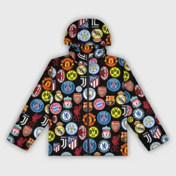 Женская ветровка 3D Лого футбольных команд