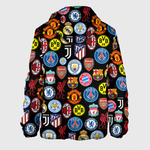 Мужская куртка 3D Лого футбольных команд, цвет 3D печать - фото 2